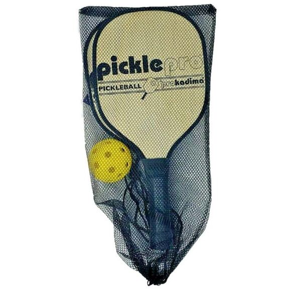 Sport Design Pro Kadima Pickle Pro Set Wood Paddles Ball Carrying Case Gift NEW - Picture 2 of 2